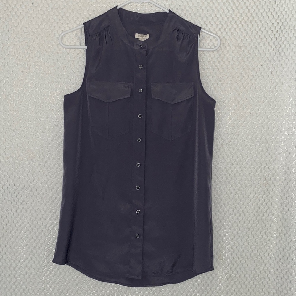 J. Crew sleeveless blouse